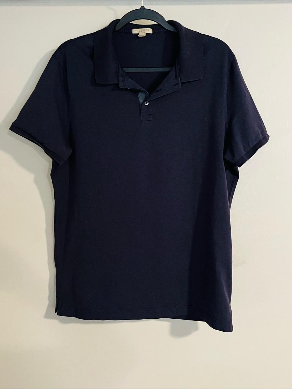 Burberry Brit Men’s Classic Navy Cotton Polo Shirt Size XL